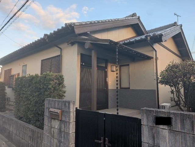 浜松市浜名区細江町 (外壁塗装工事/雨樋交換工事）