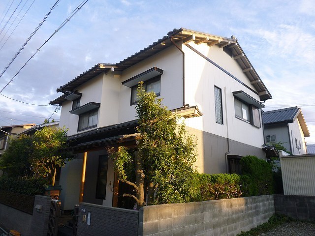 浜松市中区布橋（外壁塗装・雨戸板金・雀口漆喰）