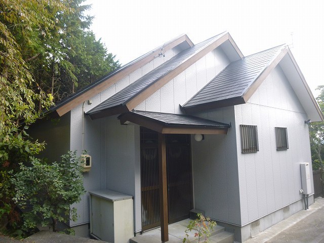  浜松市北区引佐町奥山（外壁屋根塗装・軒天張替）